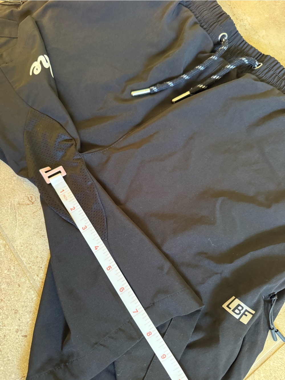 Live Breathe Futbol Black Maestro Shorts Drawstring Zipper Pockets Men’s Large - Picture 10 of 11